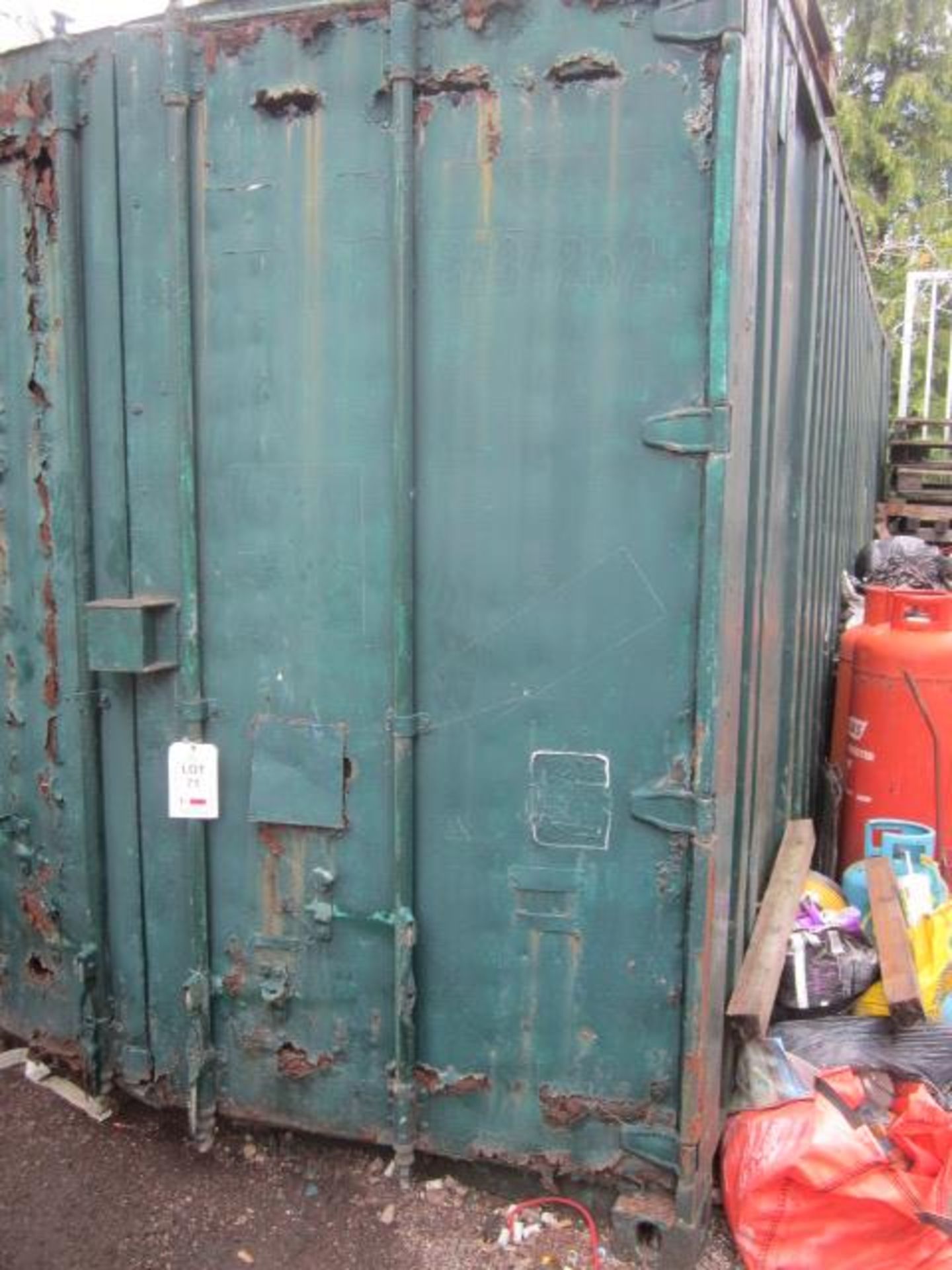 20ft export type shipping container (see photos for condition). A work Method Statement and Risk - Image 2 of 12