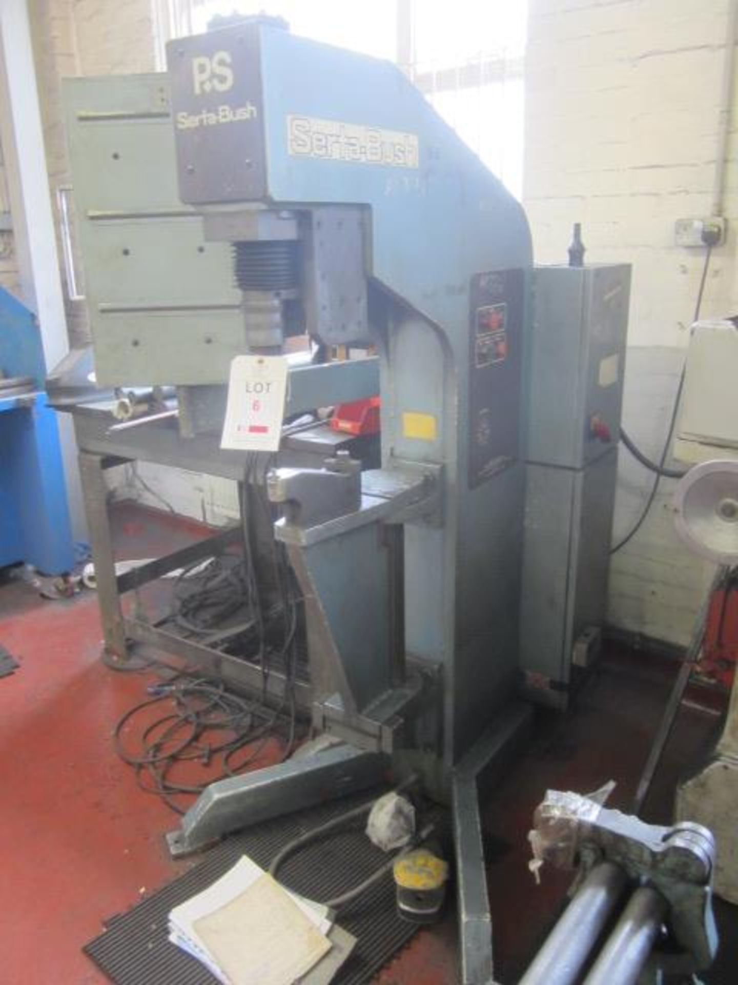 Press & Shear Serta bush model 500 press, pressure capacity 8.5 ton (max 10 ton), M2.5 to M12 into - Image 7 of 9