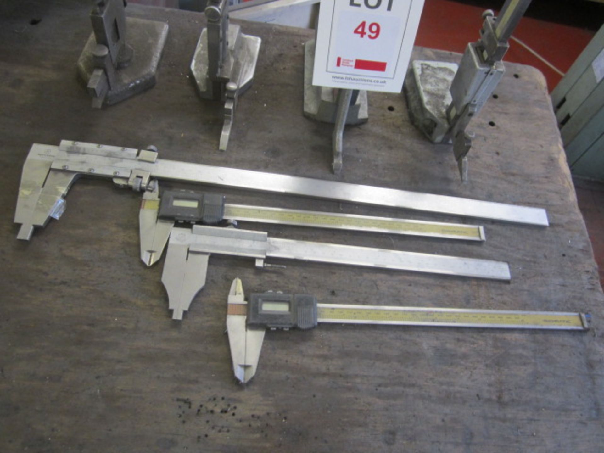 Eight assorted measurement gauges, four height gauges and four vernier gauges - Image 4 of 4