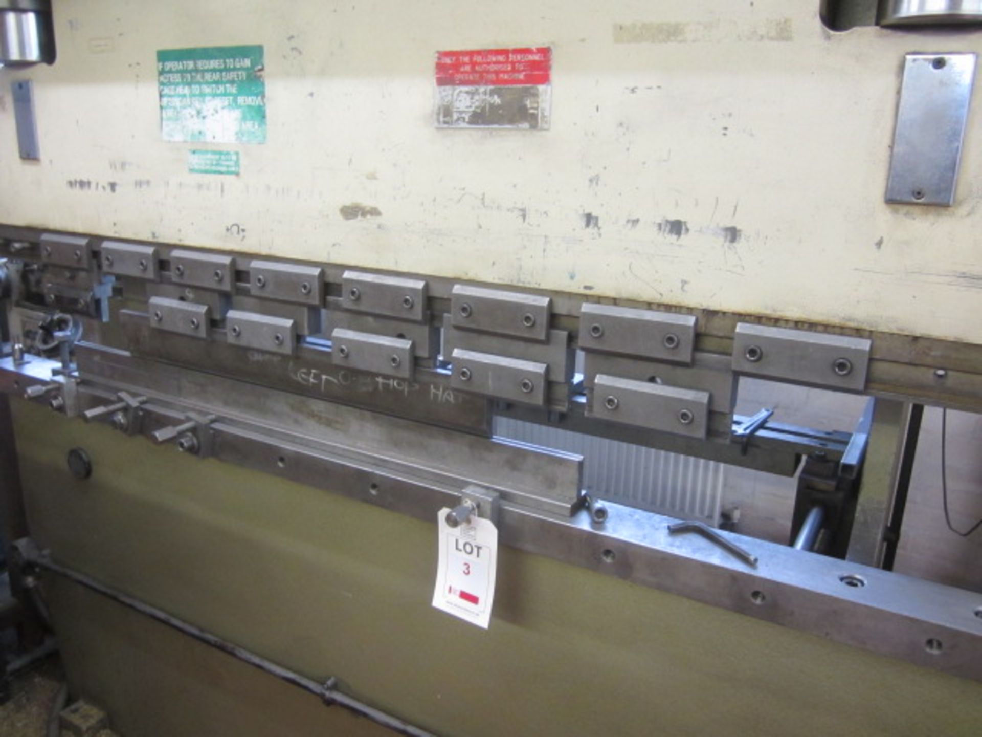 K & B 50T CNC down stroking press brake, 1 step, serial no. 153031732, type 50/F/2000. Cybele CPM - Image 3 of 20