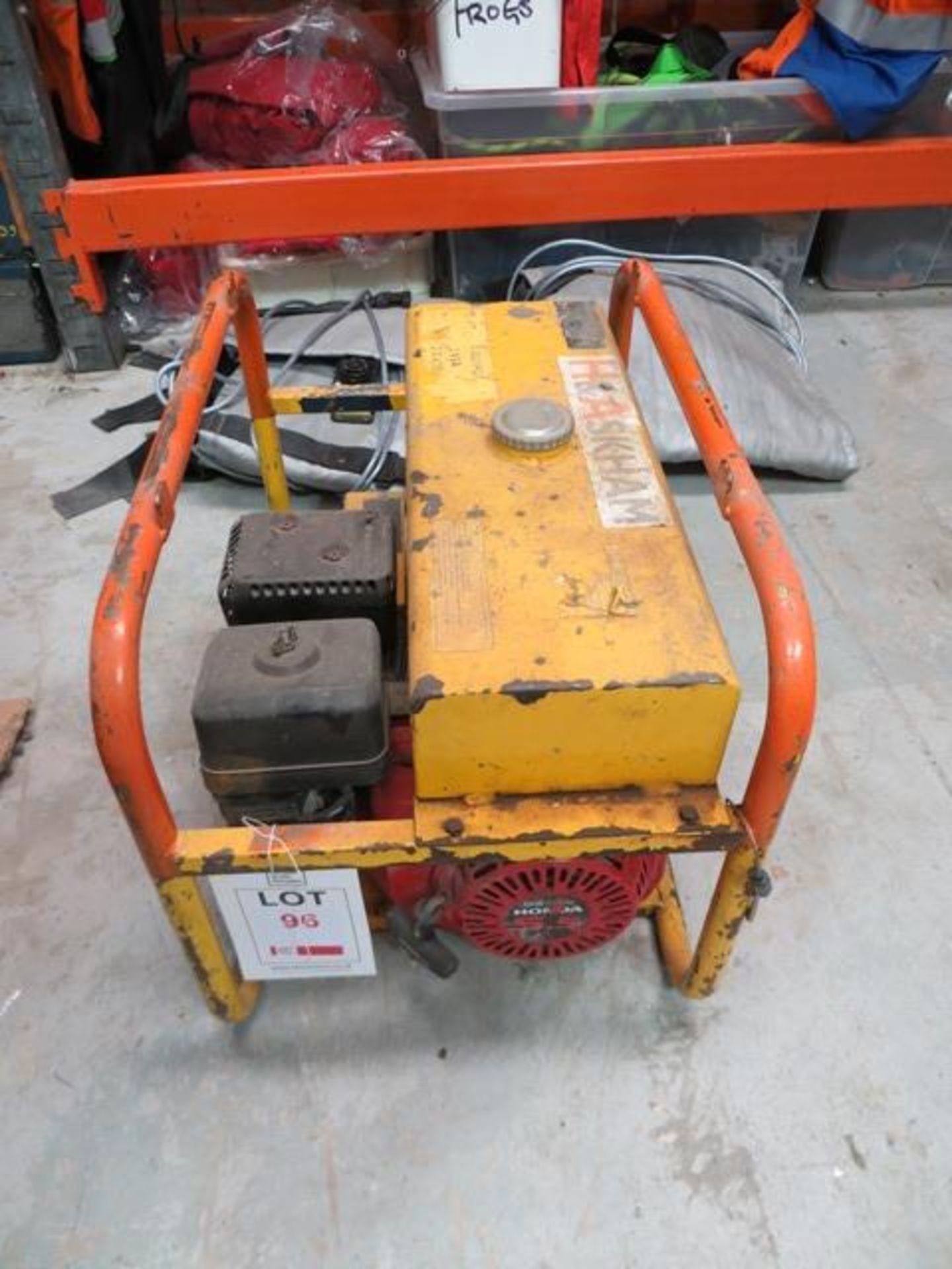 Honda GX450 5.5 2.4 KVA petrol generator * This lot is located at Unit 15, Horizon Business