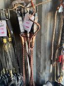 Six unbranded double lanyards with energy absorbers. *N.B. This lot has no record of Thorough