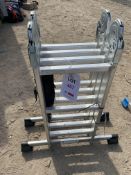 Four section fold away ladder *This lot is located at Gibbard Transport, Fleet Street Corringham,