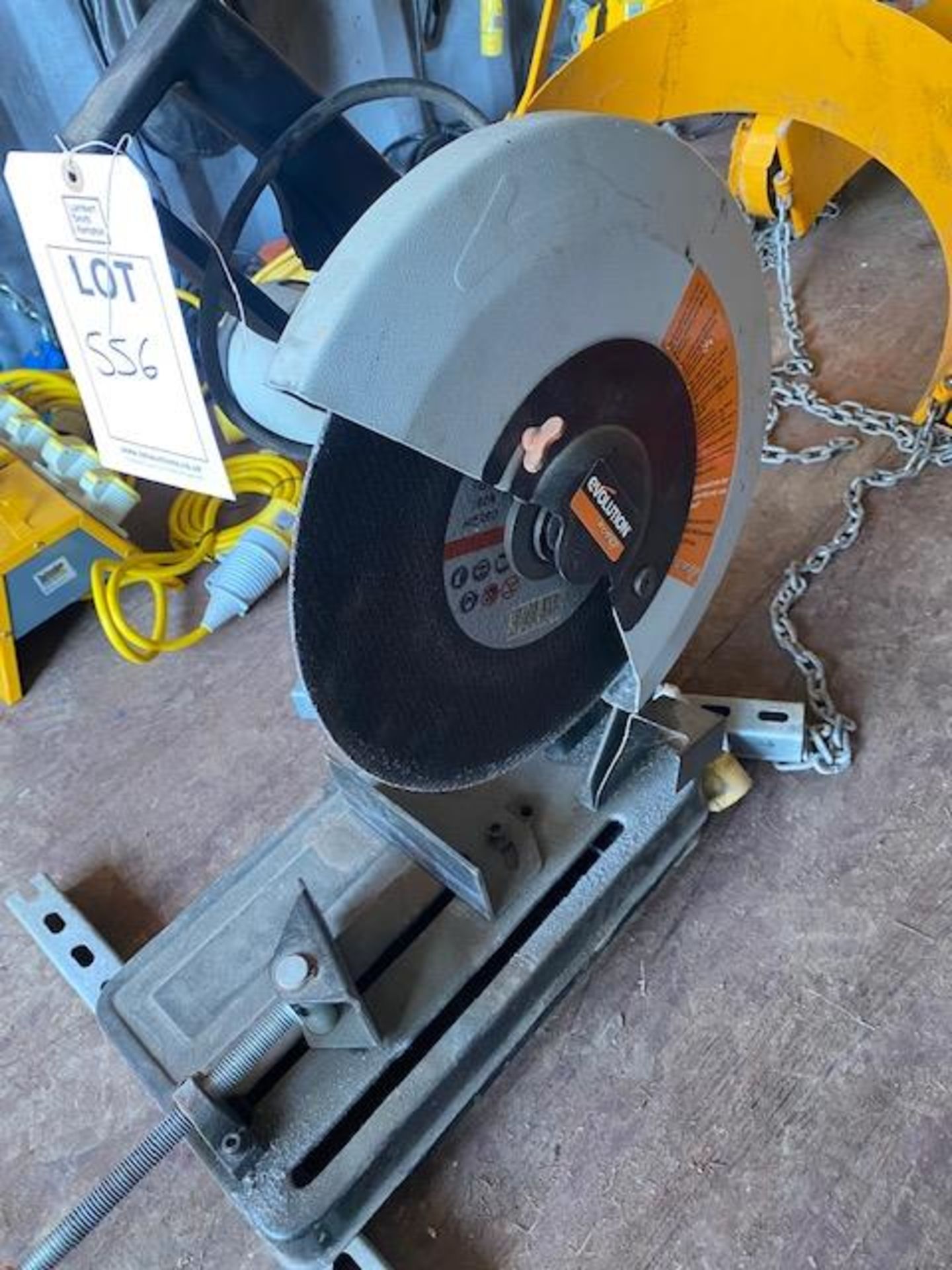 Revolution 14" chop saw s/n H101U 110V *This lot is located at Gibbard Transport, Fleet Street