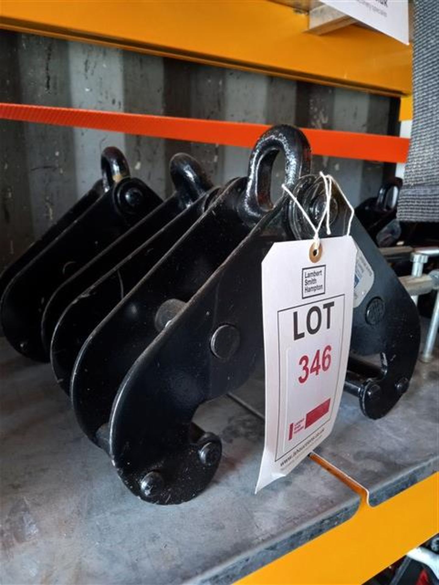 3 x Lifting Gear S.W.L 2000KGS beam clamps (70-230mm), serial numbers 3219148, 3219162 & 3219130. *