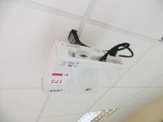 Acer H6510BODLP ceiling mounted projector c/w pull down screen* This lot is located at Unit 15,