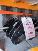 3 x Lifting Gear S.W.L 2000KGS beam clamps (70-230mm), serial numbers 3218151, 910835 & 3219135. *