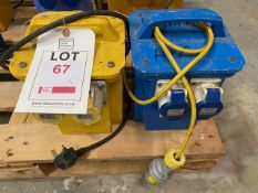 Carroll and Meynell 110V 3.0kVA transformer and an unnamed 110V 2kVA transformer * This lot is