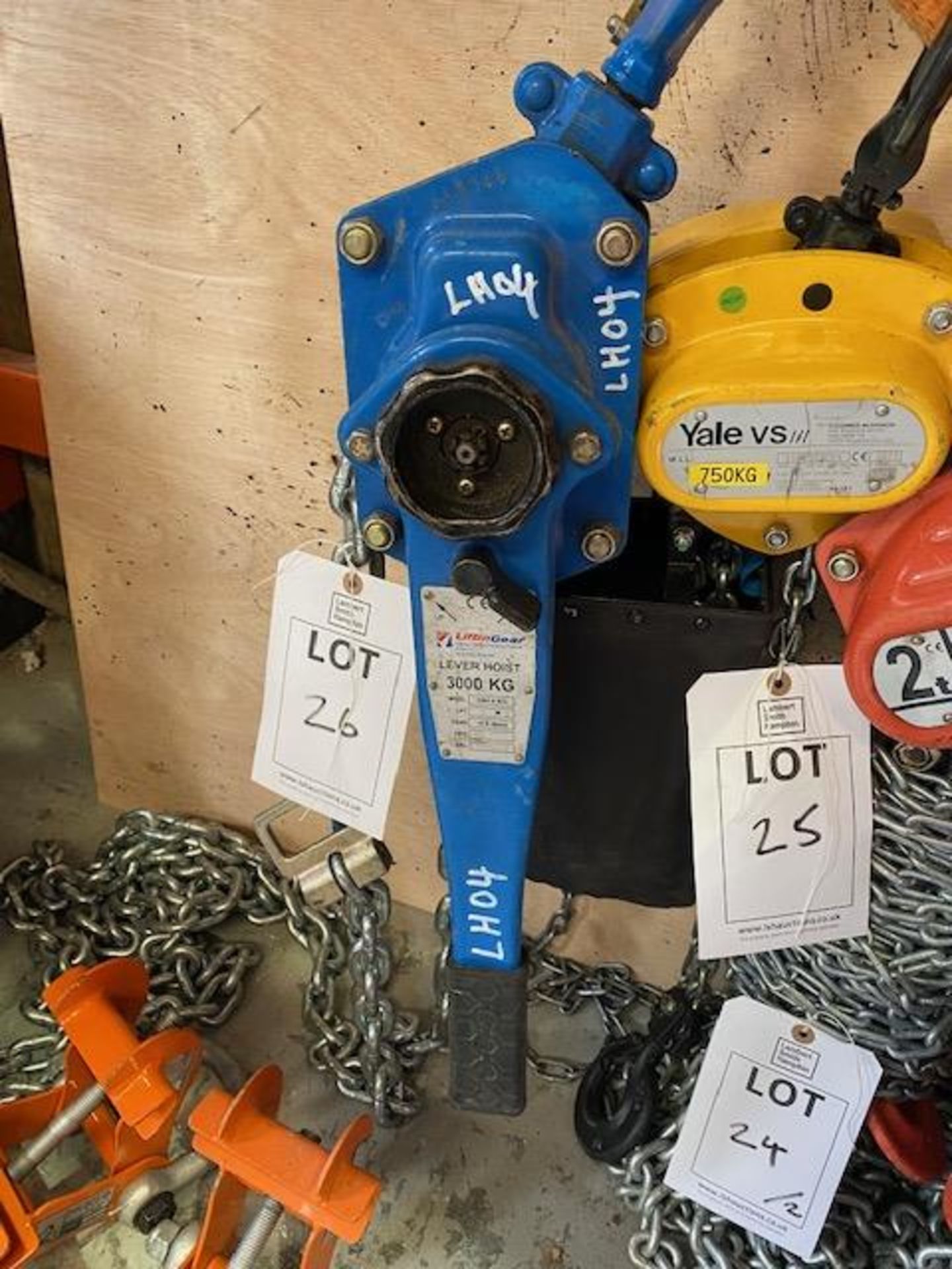 Lifting Gear 3000Kg Lever Hoist s/n T18010906 (2017). *N.B. This lot has no record of Thorough - Image 2 of 2