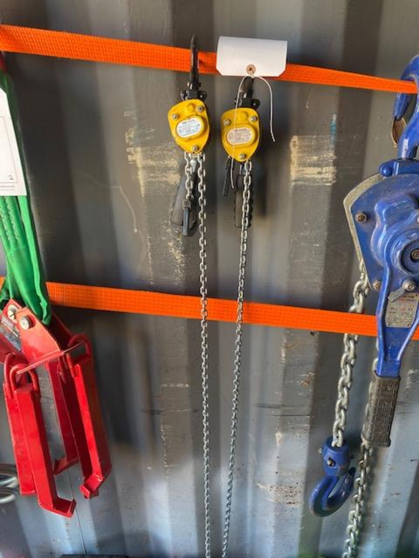 Two Yale Handy 250Kg Lever Hoists. *N.B. This lot has no record of Thorough Examination. The