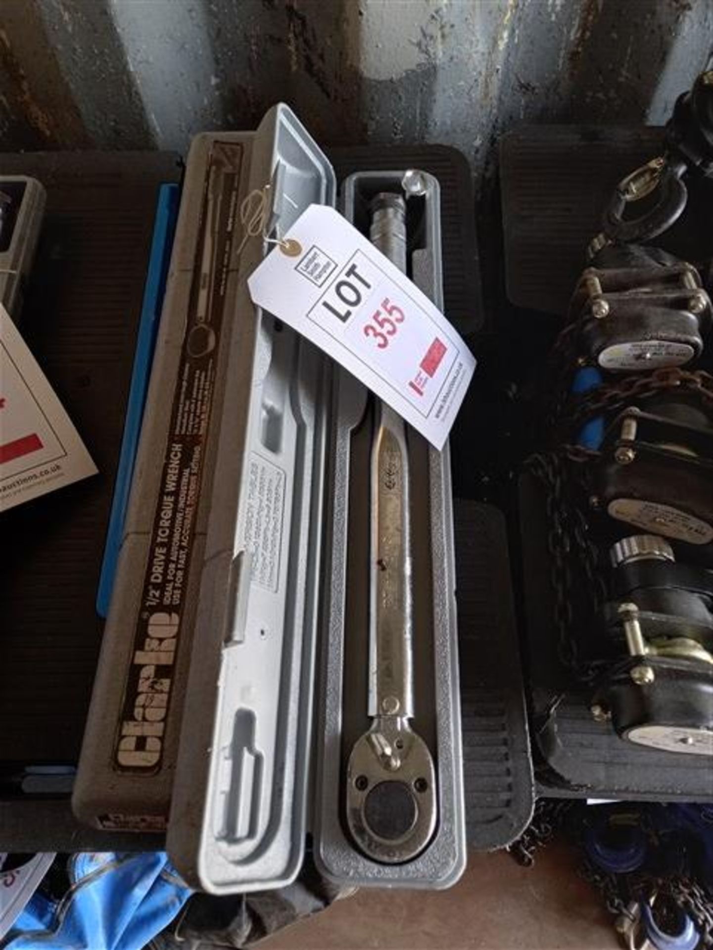 2x Clarke 1/2" drive torque wrenches *This lot is located at Gibbard Transport, Fleet Street