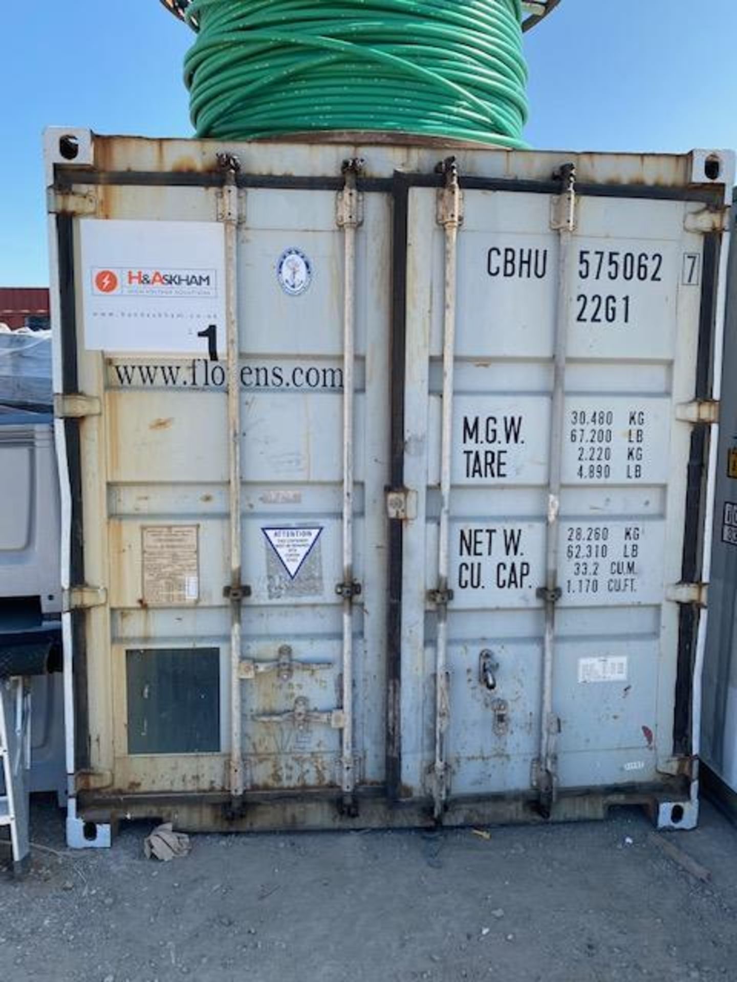 Civet 20' Shipping Container (2007) s/n CV018212 *This lot is located at Gibbard Transport, Fleet - Image 2 of 5