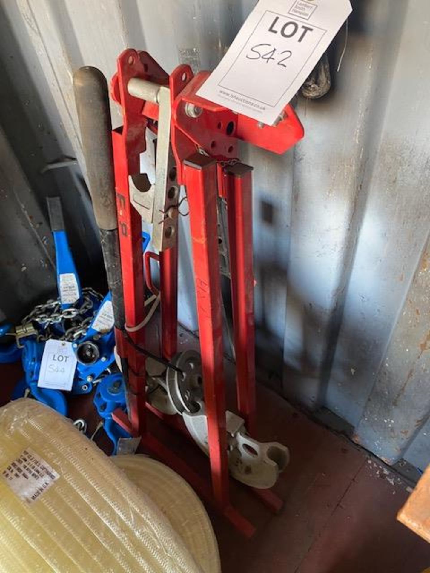 A frame mobile pipe bender *This lot is located at Gibbard Transport, Fleet Street Corringham, Essex