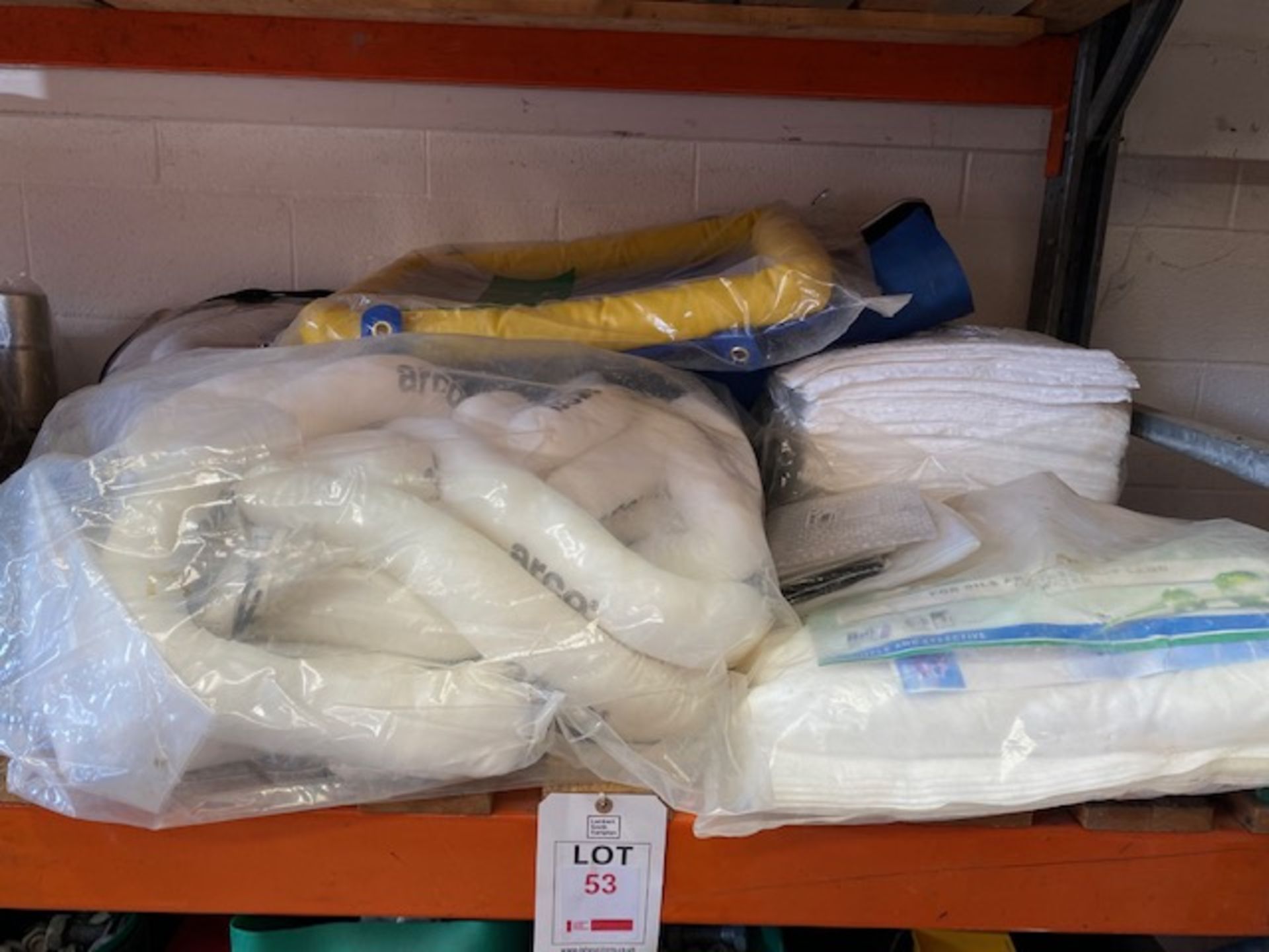 Various spill kits, spill nappies and socks for oils and fuel spillages as lotted * This lot is