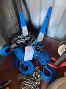 Two Lifting Gear 6000Kg Lever hoists. *N.B. This lot has no record of Thorough Examination. The