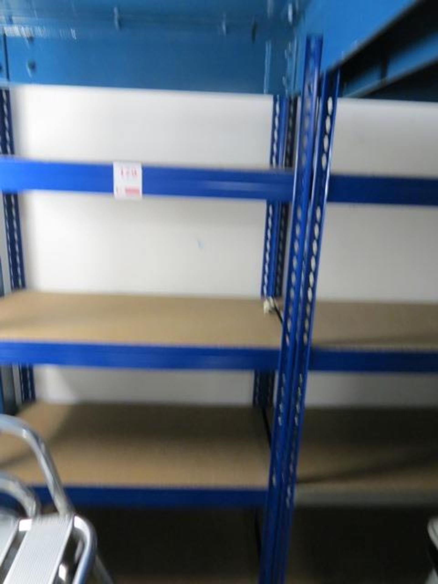 Three bays of shelving H1770mm x W900mm x D440mm * This lot is located at Unit 15, Horizon