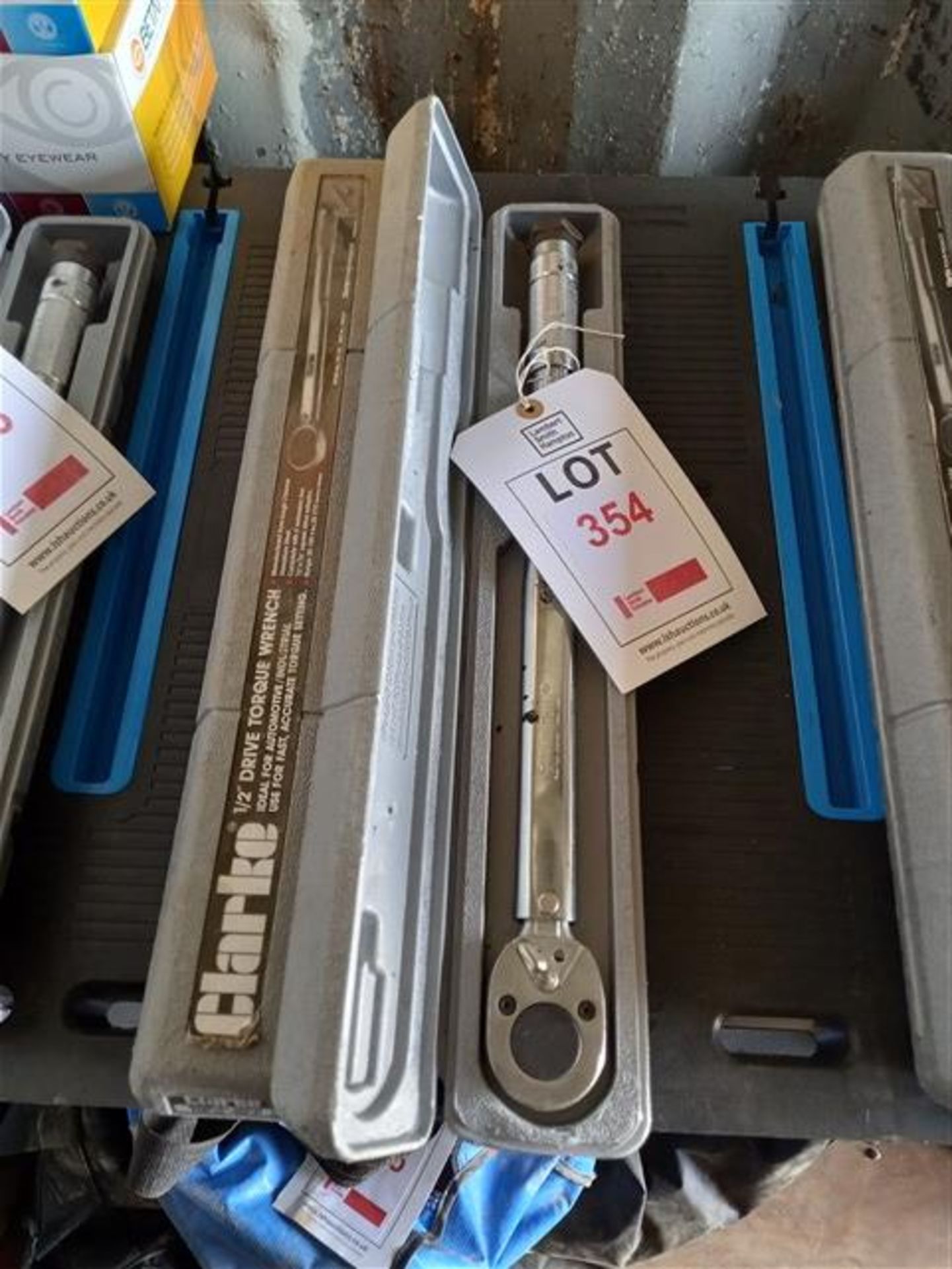 2x Clarke 1/2" drive torque wrenches *This lot is located at Gibbard Transport, Fleet Street