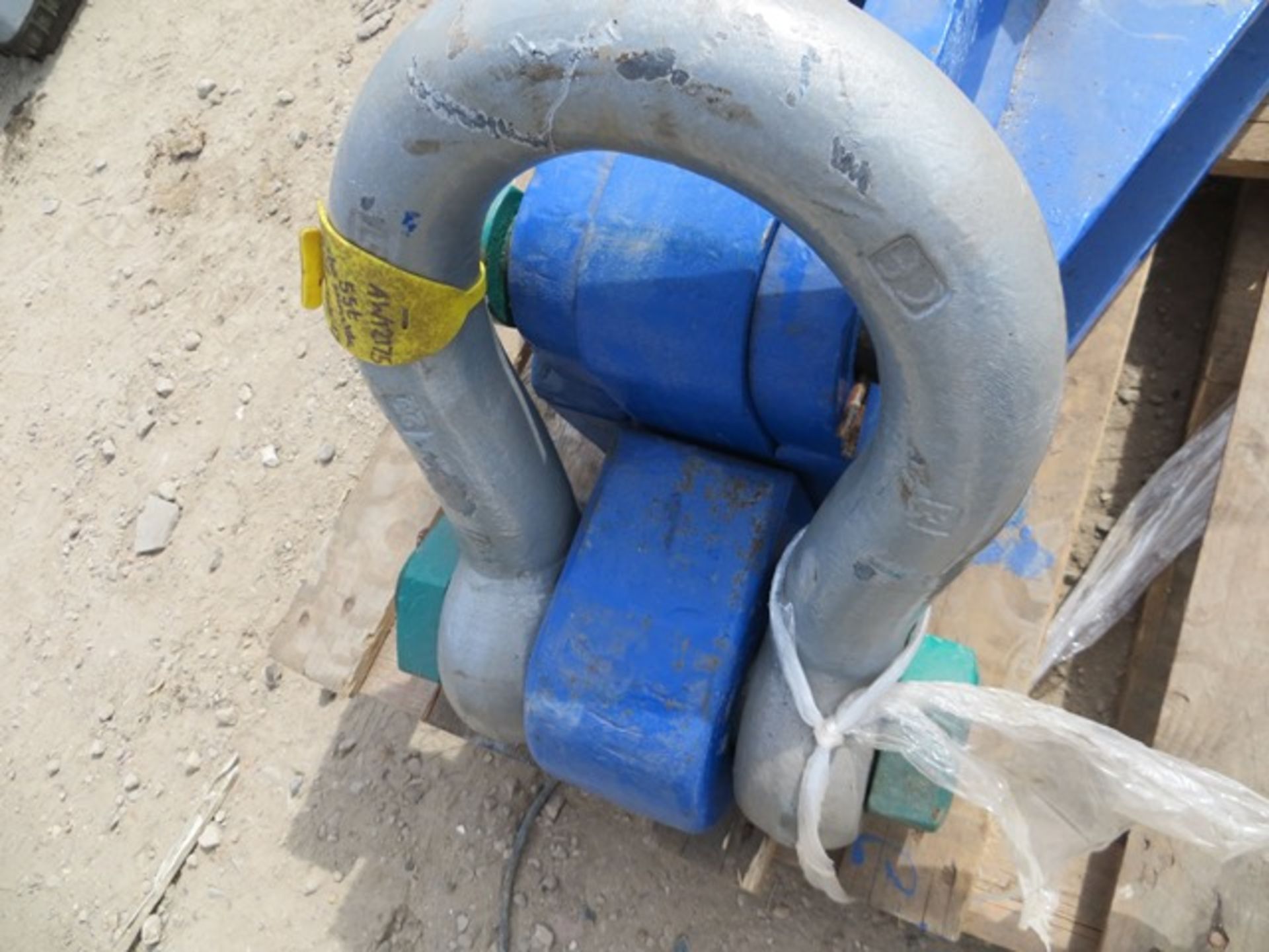 Crane Pulley and 55 ton shackle (unused) *N.B. This lot has no record of Thorough Examination. The - Image 2 of 4