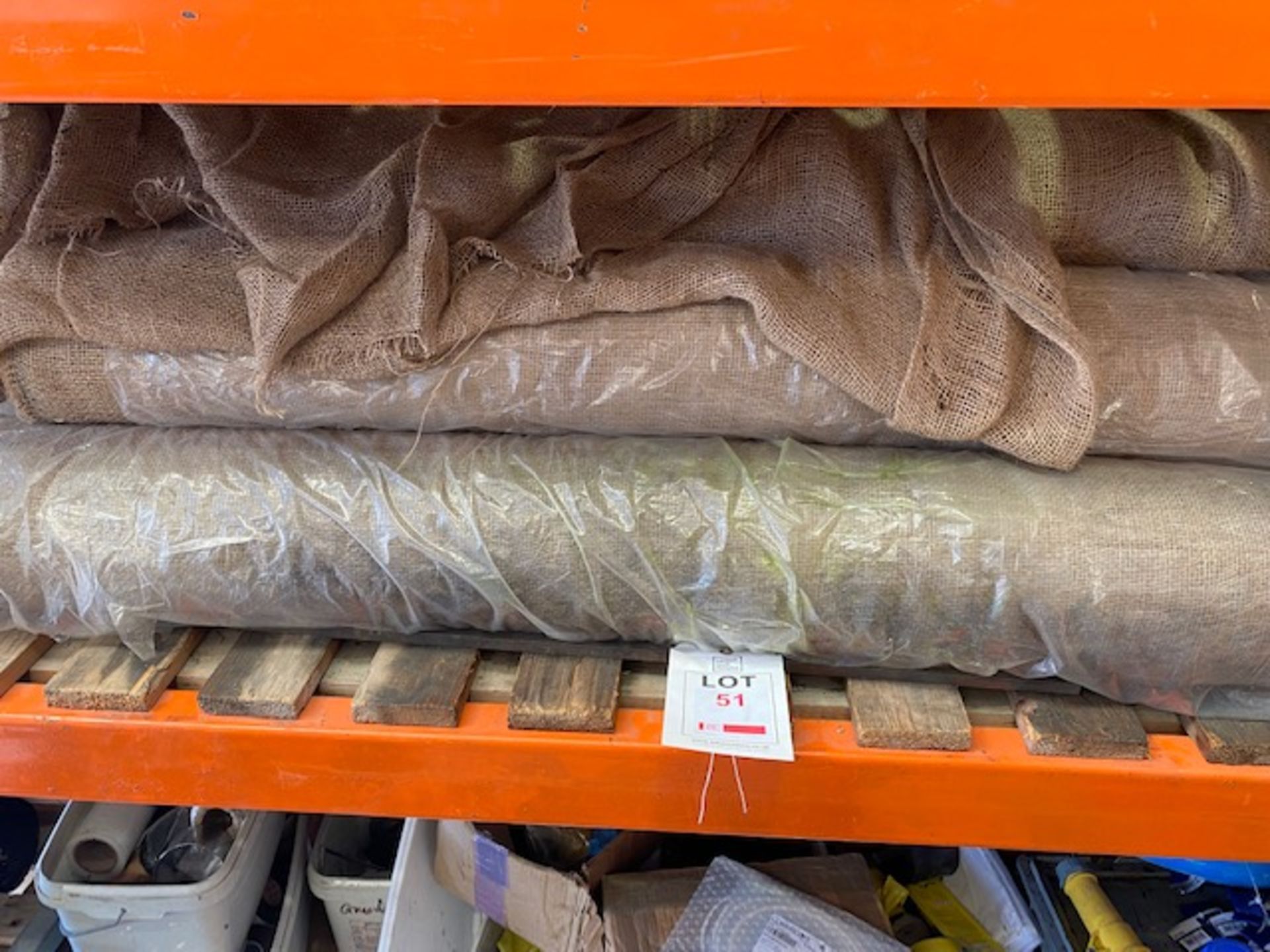 Eleven Rolls of hessian * This lot is located at Unit 15, Horizon Business Centre, Alder Close,