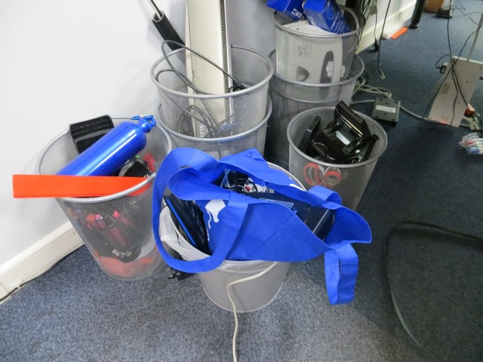 A Quantity of Office Sundries to include trays, bins, scissors pens etc., as lotted* This lot is - Image 2 of 2