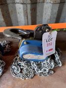 Xona 5t chin block XNCB, T10 x 300mm chain with 3m lift, serial number 009240290 (YOM 11/2020). *N.