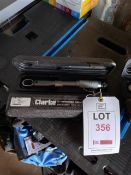 2 x Clarke 1/4" drive torque wrenches *This lot is located at Gibbard Transport, Fleet Street