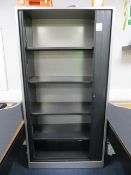 Tambour Fronted Cabinet* This lot is located at Unit 15, Horizon Business Centre, Alder Close,