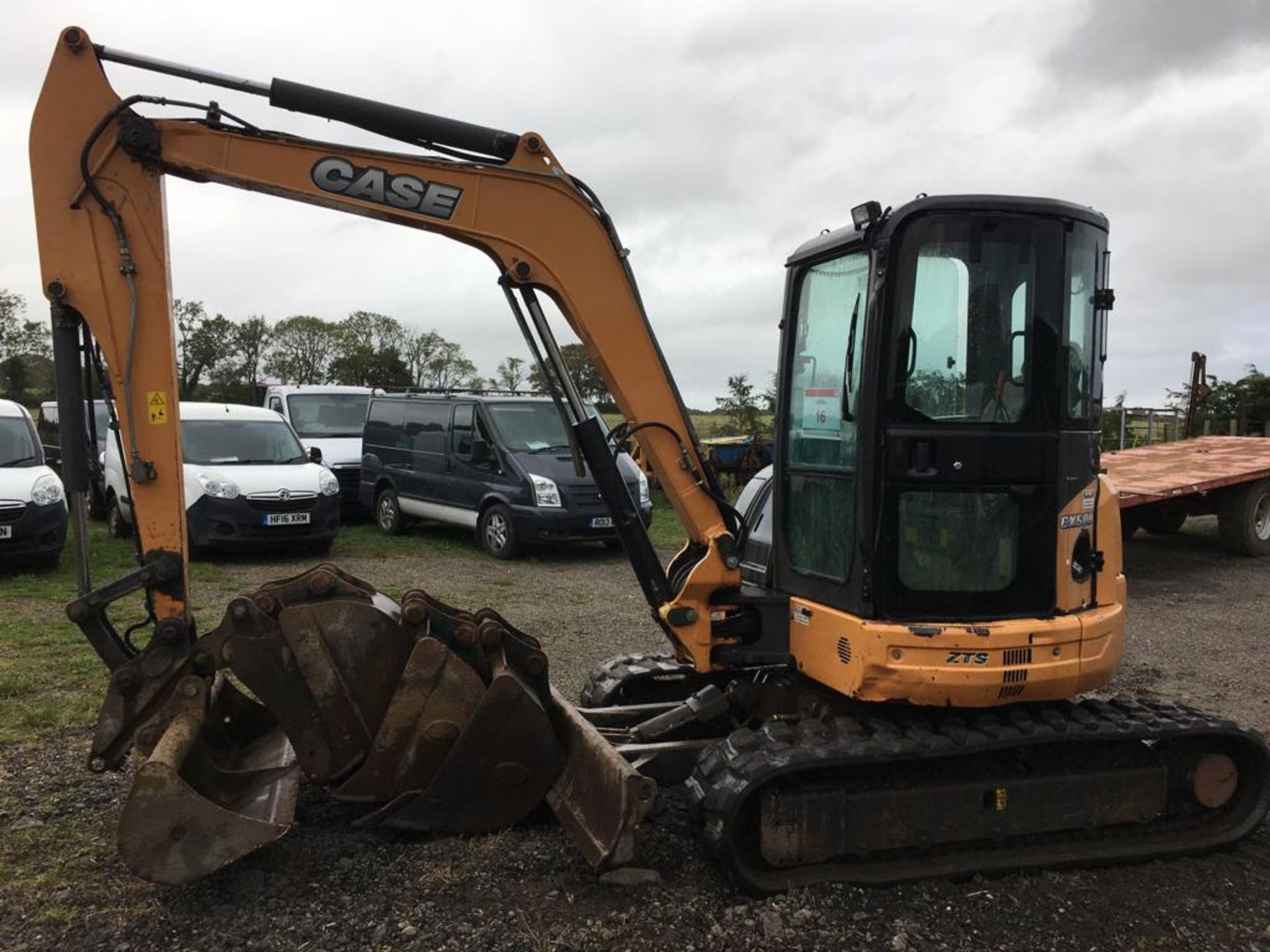 Case CX50B excavator (2013)