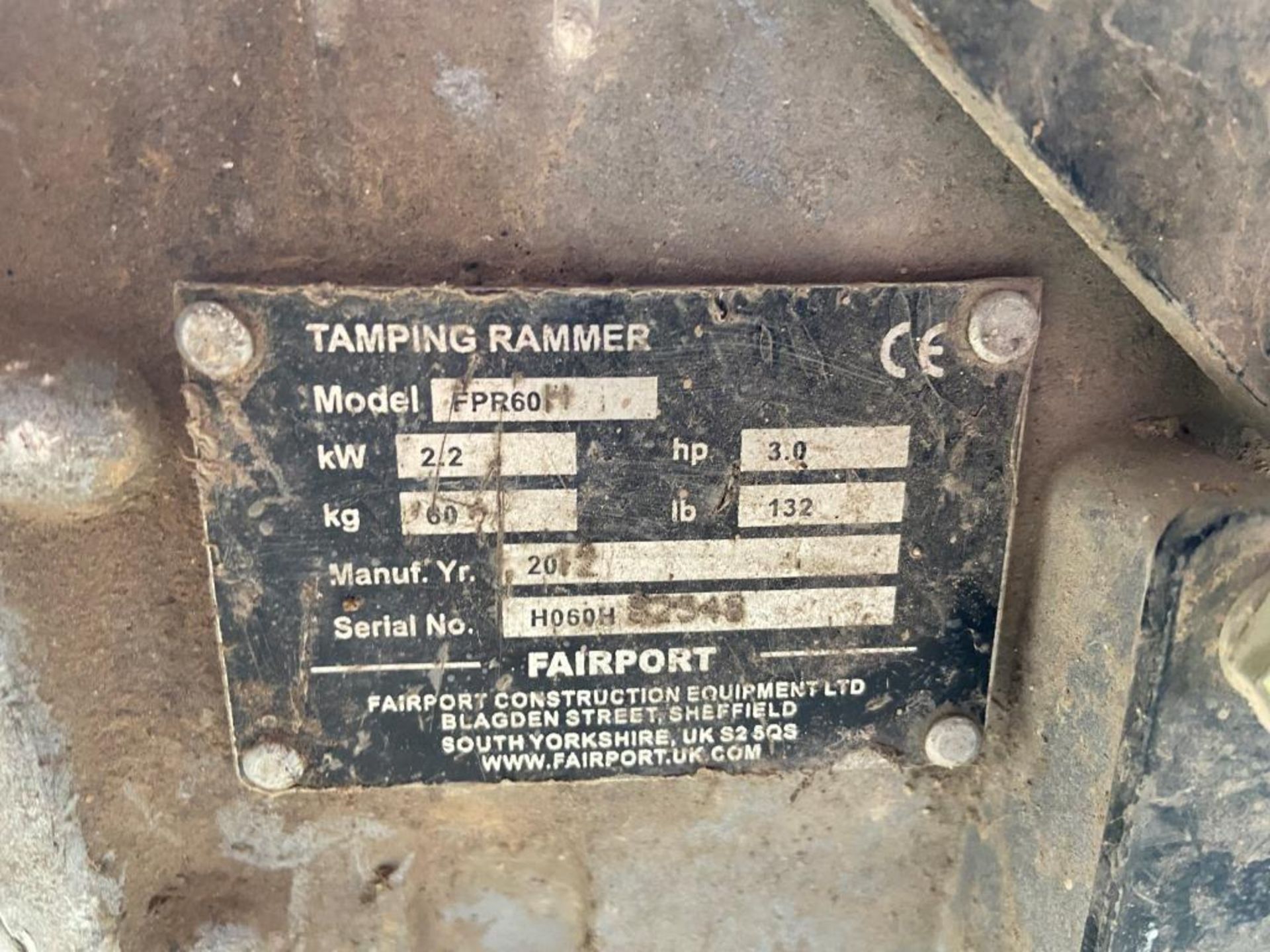 Fairport Tamping Rammer FPR60 with Honda 100 petrol engine, YOM: 2012 - Image 4 of 4