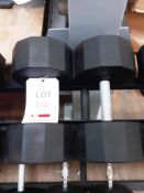 2X 37.5KG Dumbbells Ex- Display