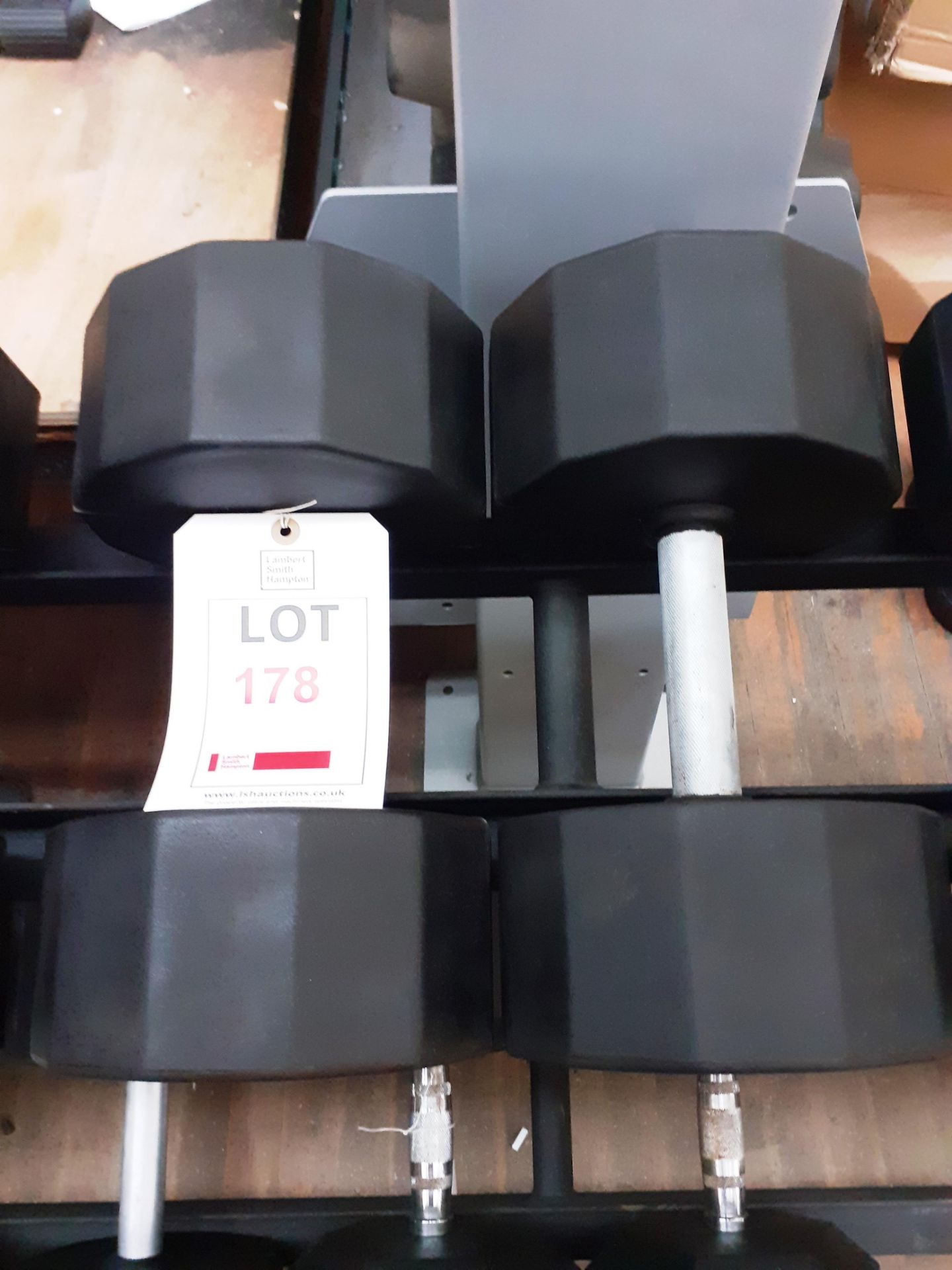 2X 37.5KG Dumbbells Ex- Display