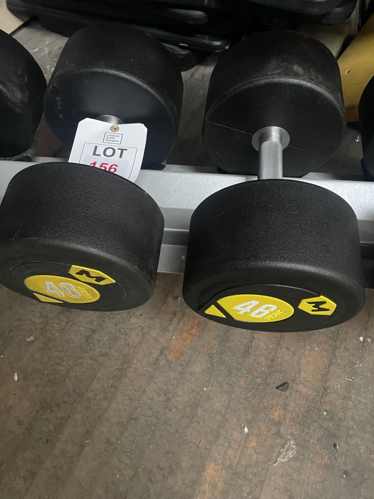 2x 46KG Dumbbells Ex- Display