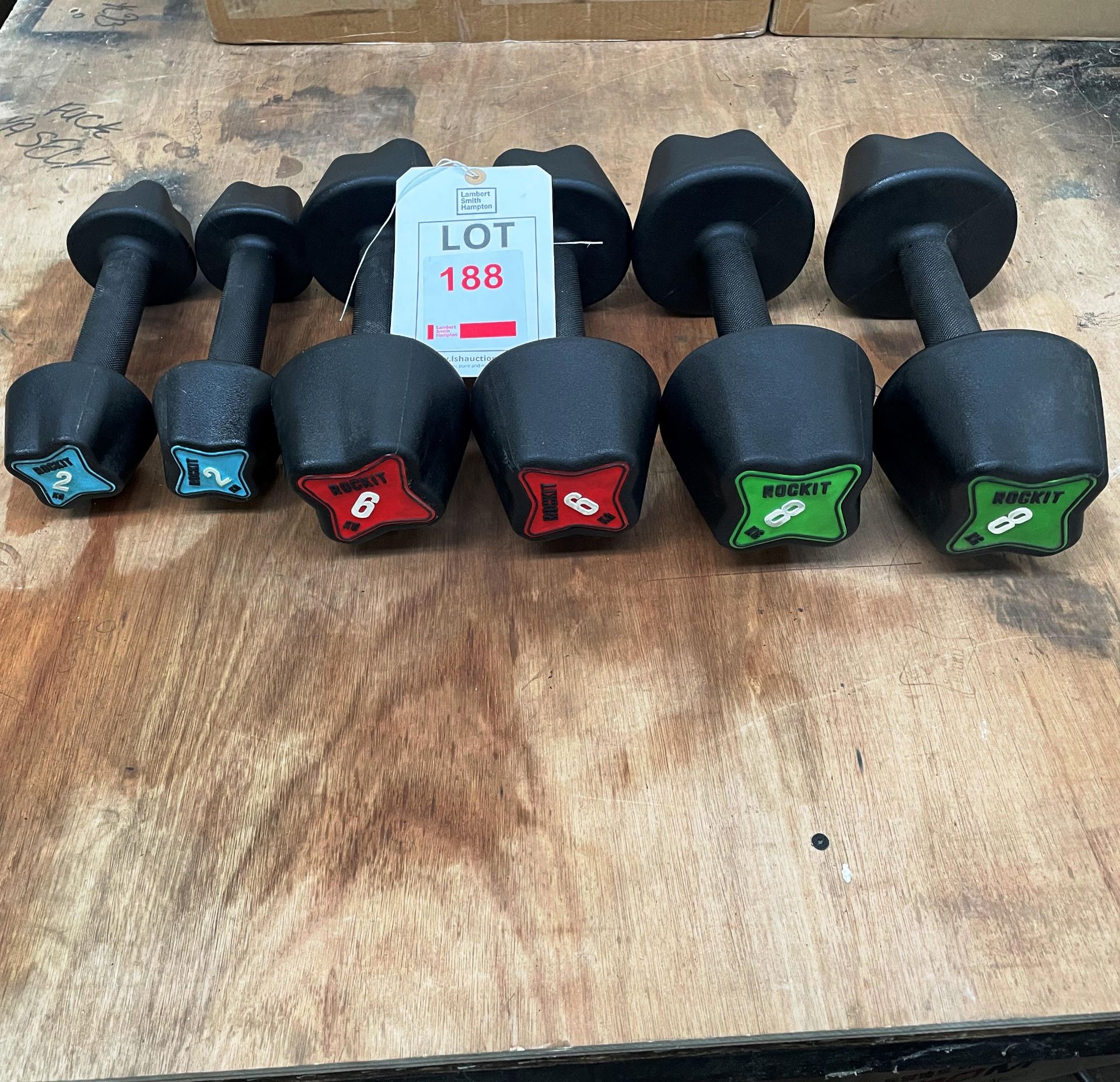 Dumbell Set 2x 2KG 2x 6KG 2x8KG Ex- Display