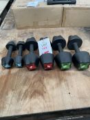 Dumbell Set 2x 2KG 2x 6KG 2x8KG Ex- Display