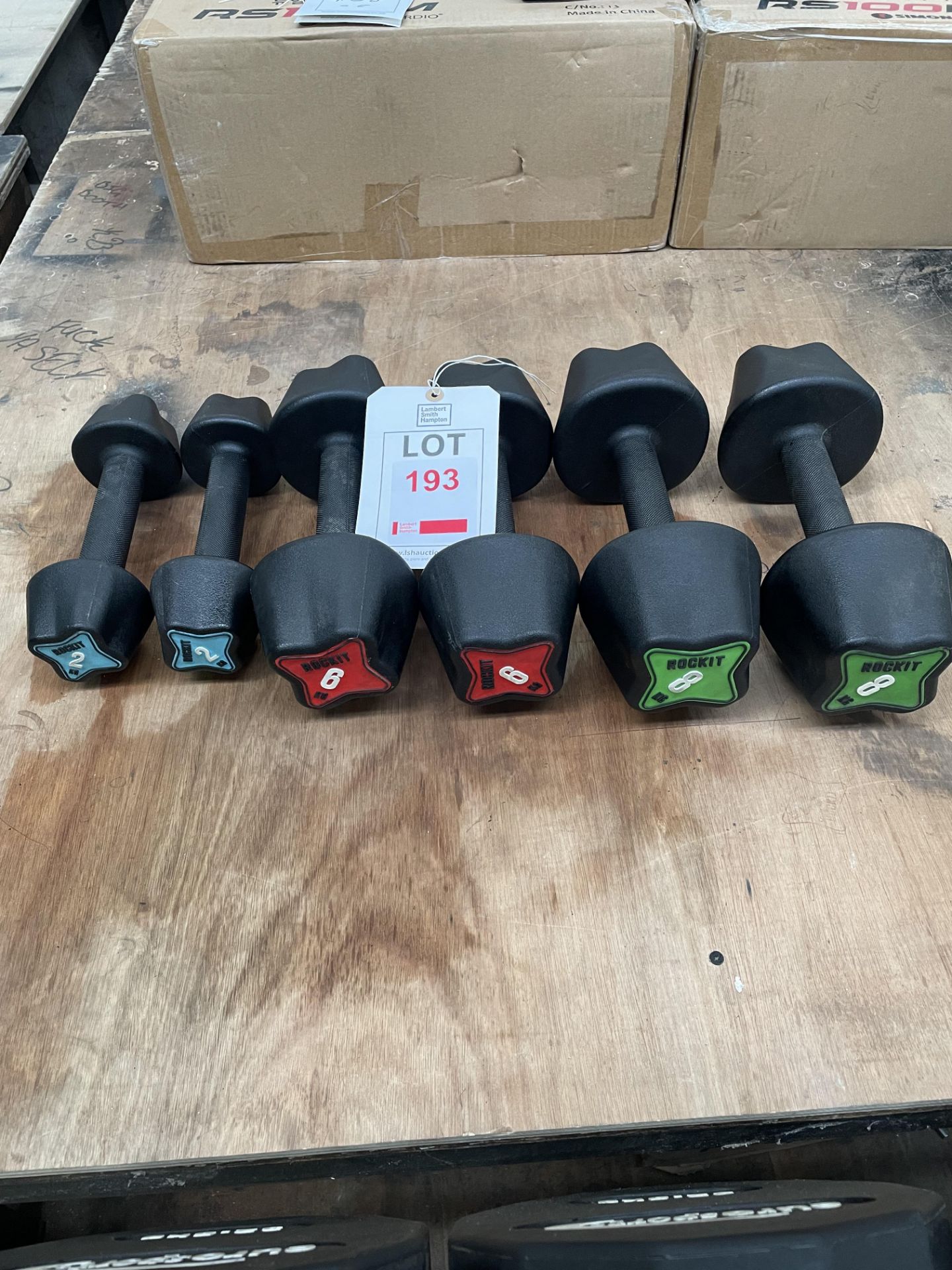 Dumbell Set 2x 2KG 2x 6KG 2x8KG Ex- Display