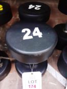 2X 24KG Dumbbells Ex- Display