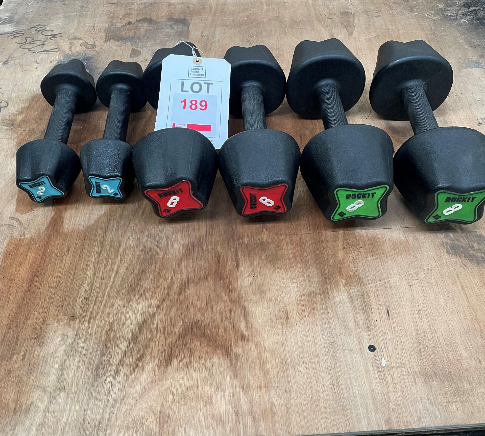 Dumbell Set 2x 2KG 2x 6KG 2x8KG Ex- Display