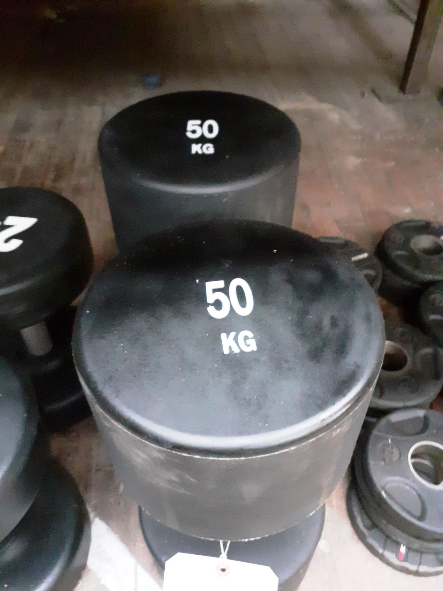 2X 50KG Dumbbells Ex- Display