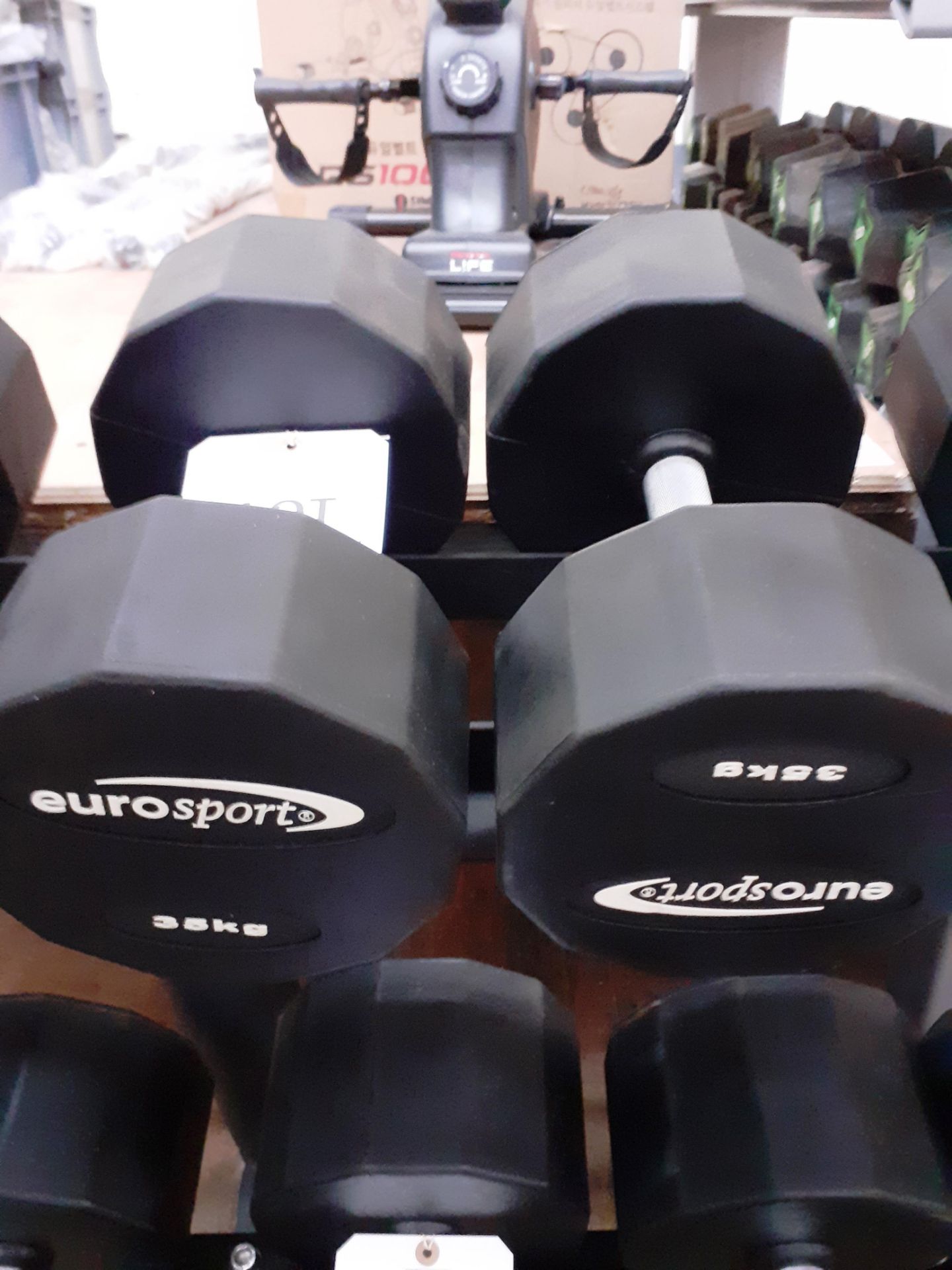 2X 35KG Dumbbells Ex- Display - Image 2 of 2