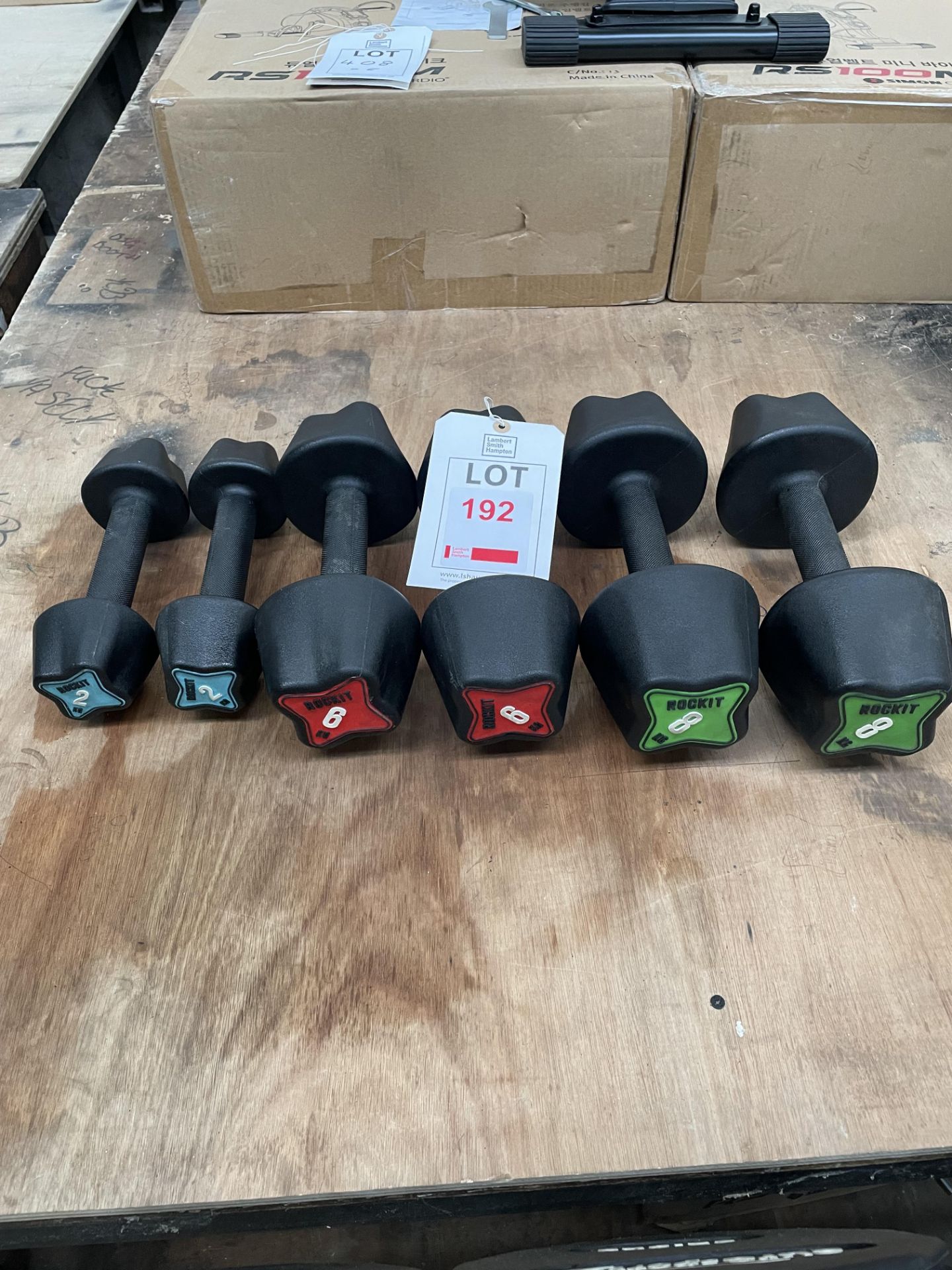 Dumbell Set 2x 2KG 2x 6KG 2x8KG Ex- Display