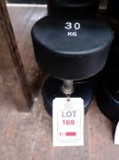 2X 30KG Dumbbells Ex- Display