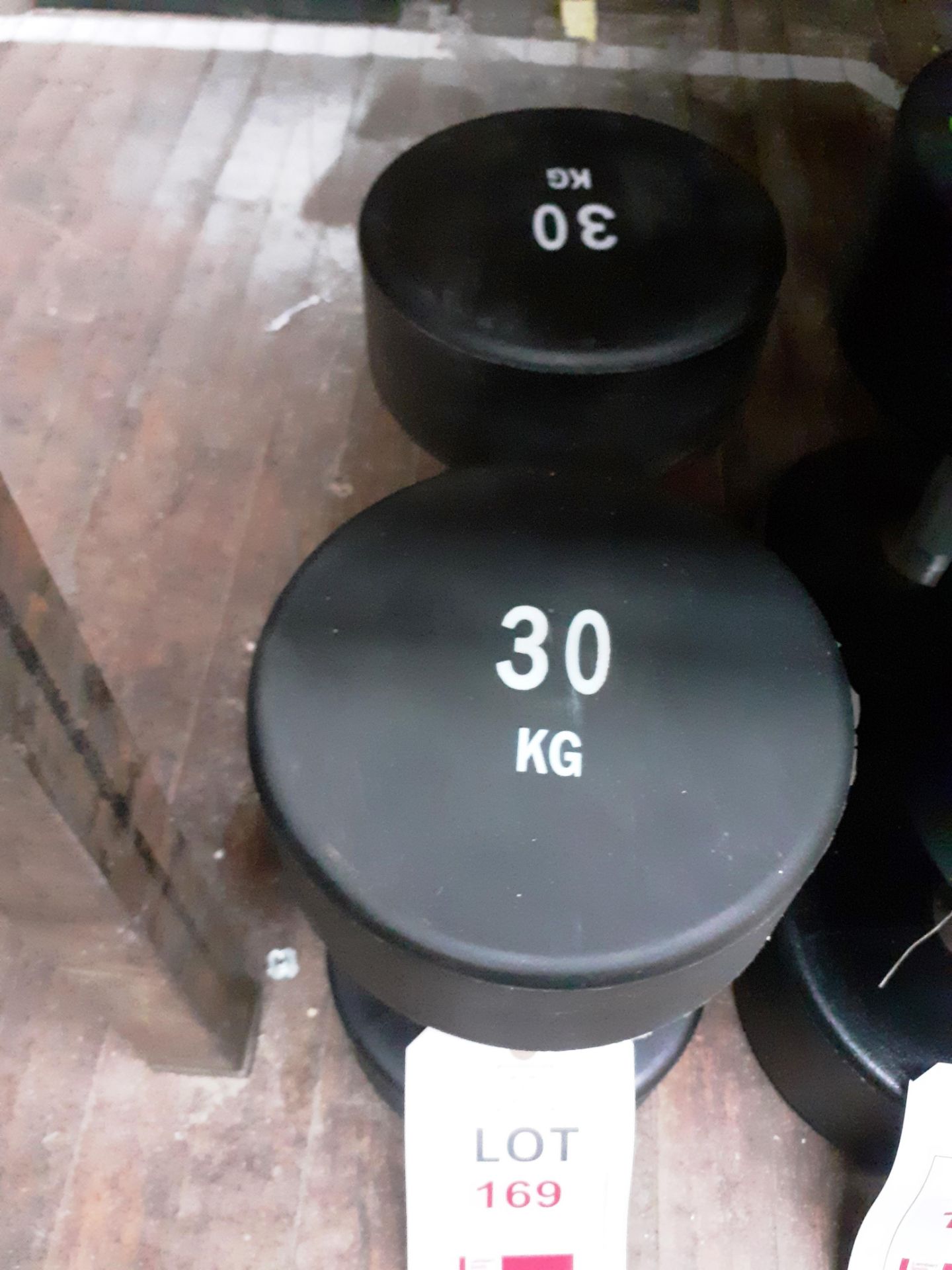 2X 30KG Dumbbells Ex- Display - Image 2 of 2