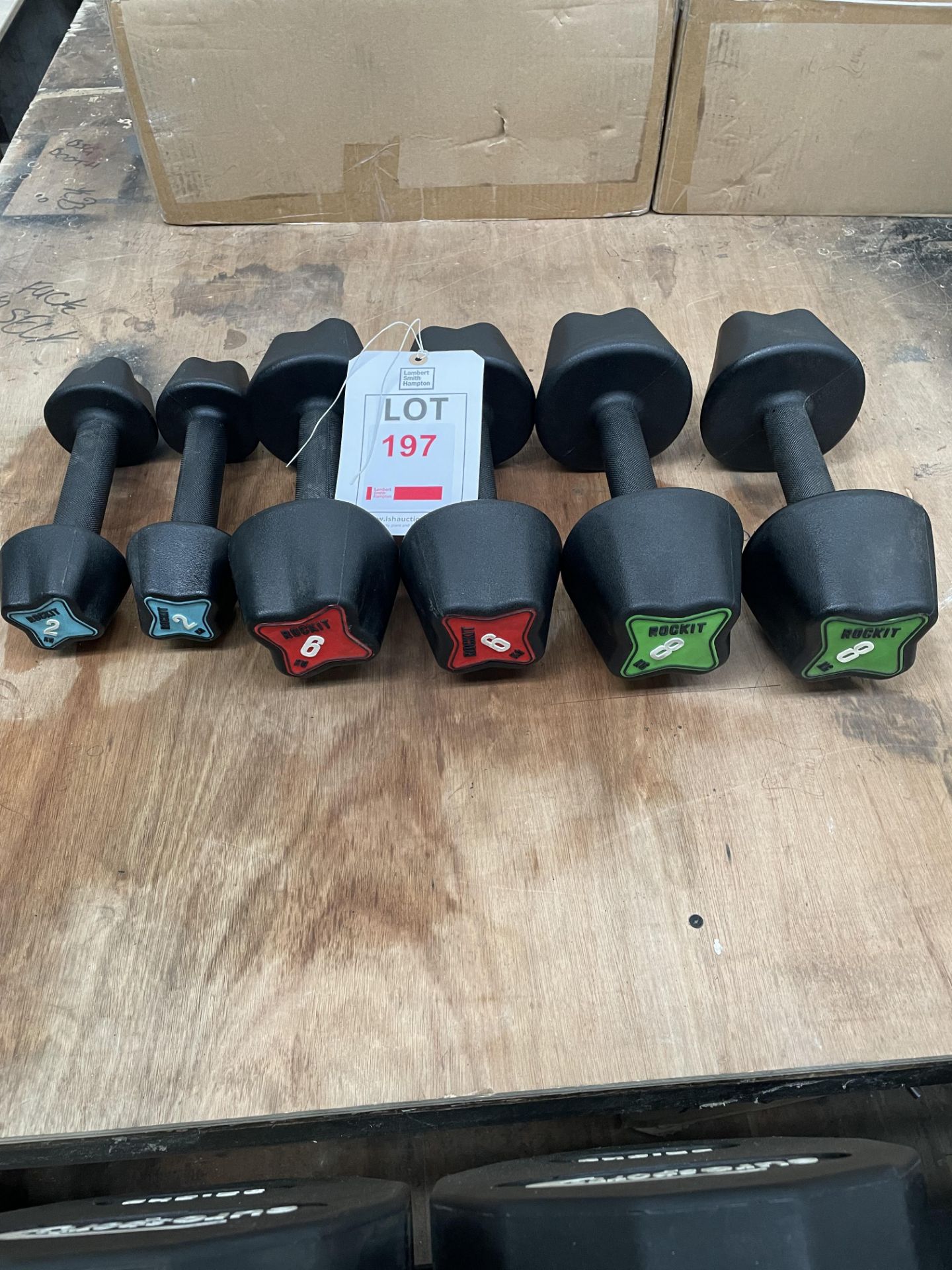 Dumbell Set 2x 2KG 2x 6KG 2x8KG Ex- Display