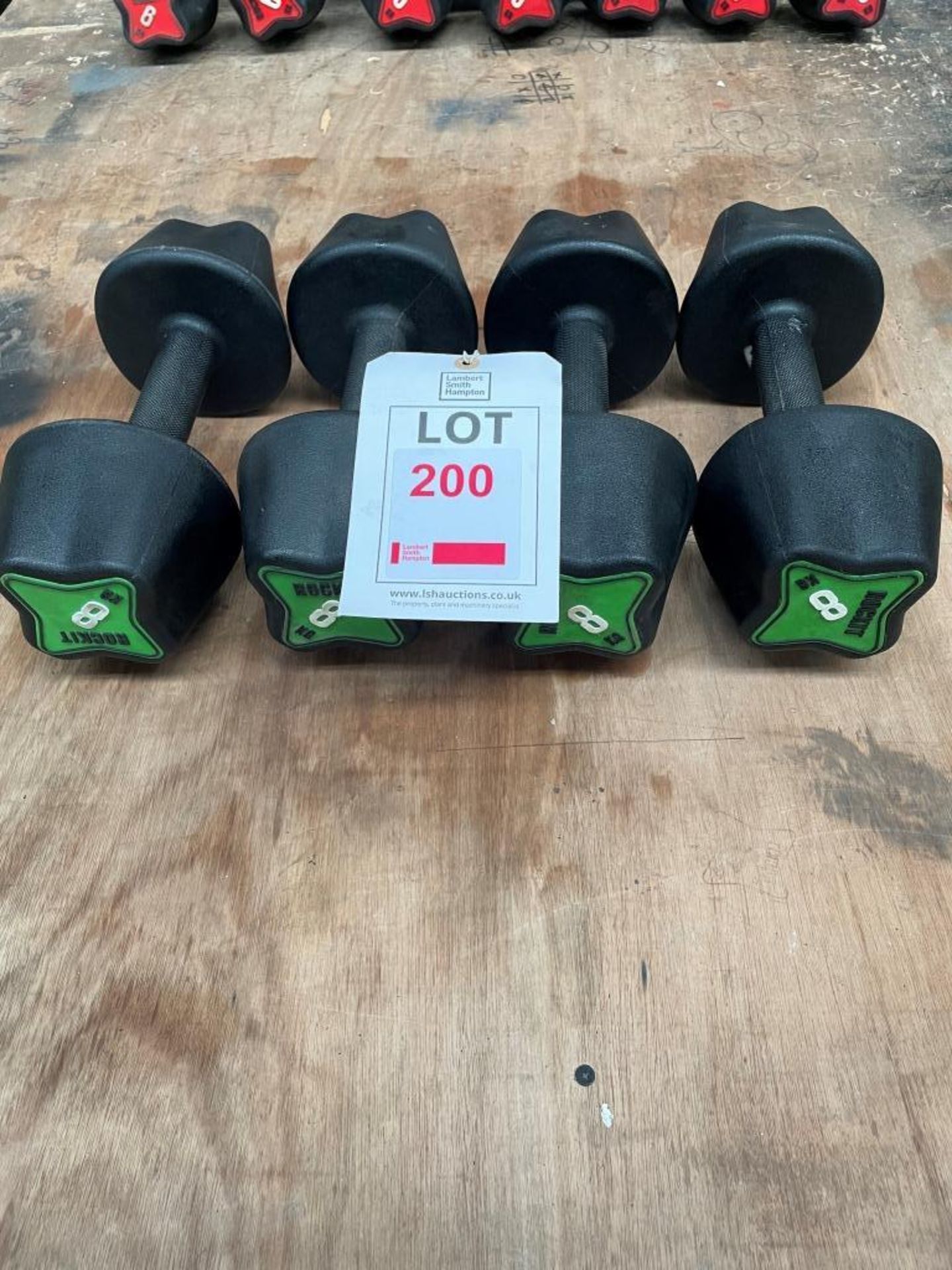 4x 8KG Dumbbell Ex- Display