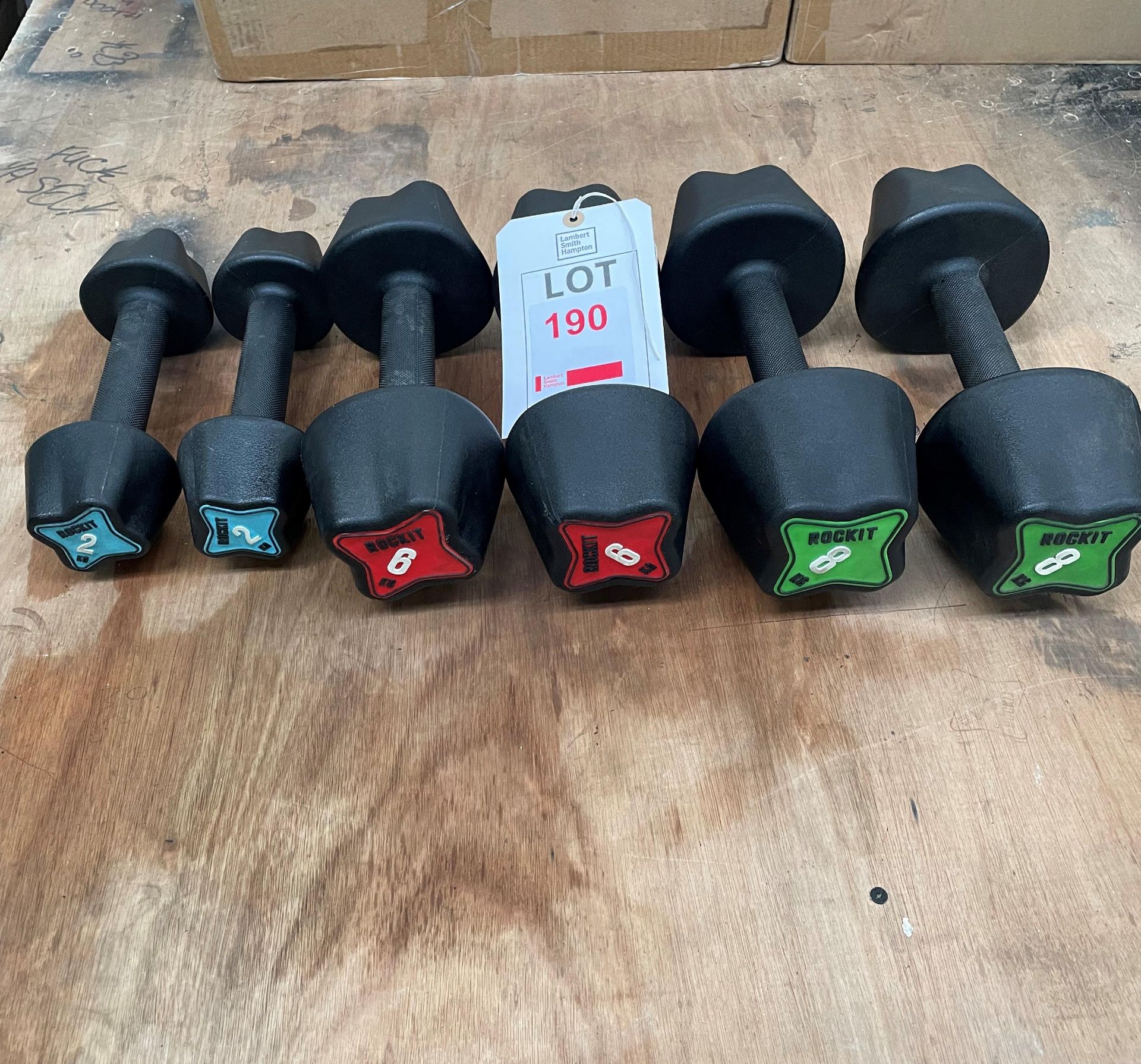 Dumbell Set 2x 2KG 2x 6KG 2x8KG Ex- Display