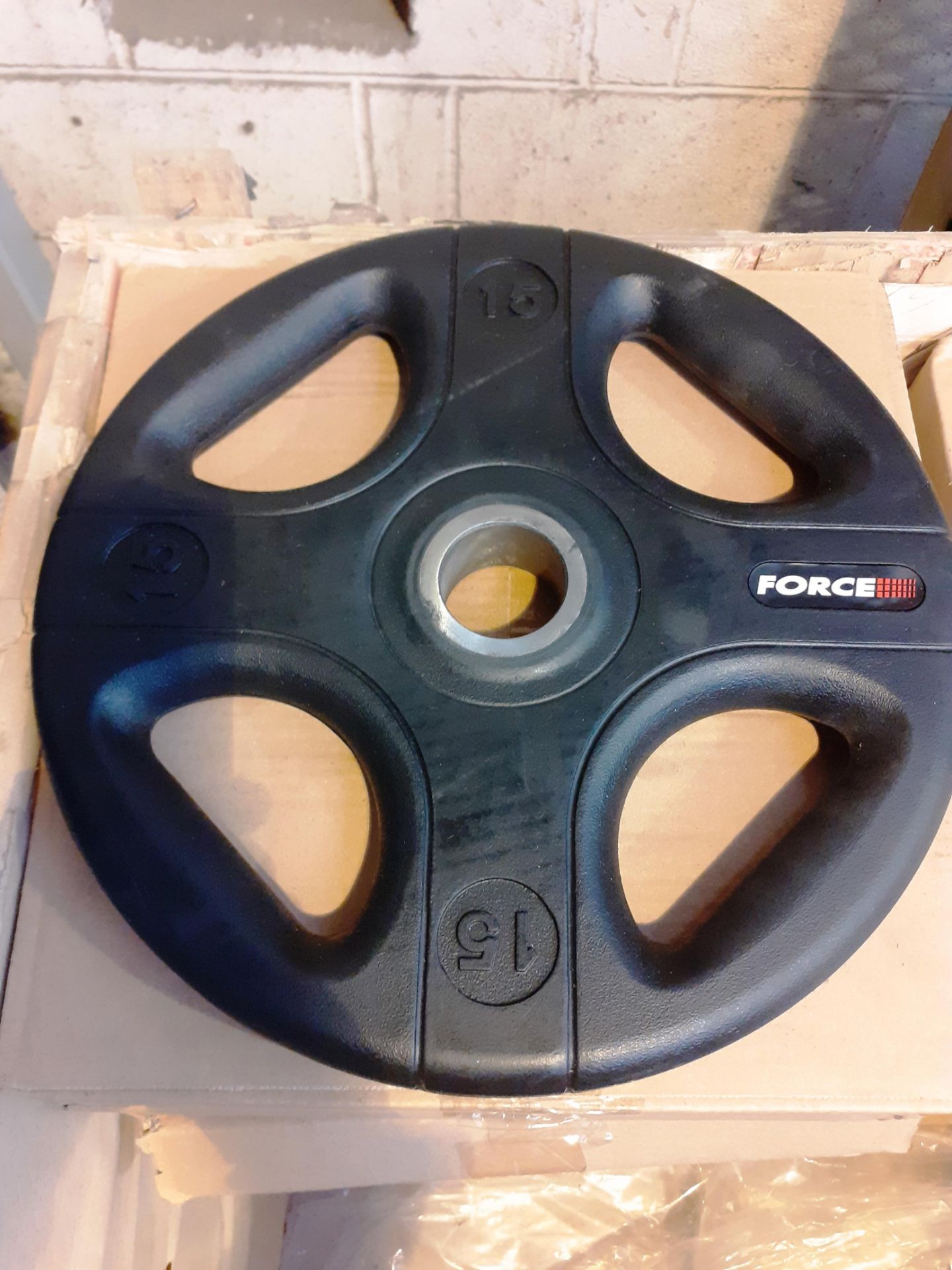 Olympic Flat plate Weights. Set of 2x 15KG