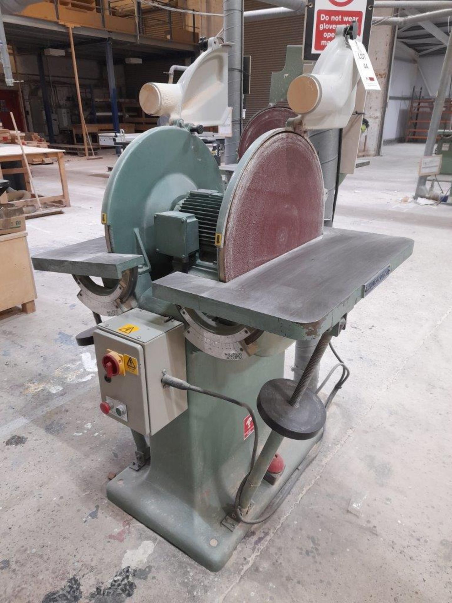 Phillipson DDS24 double disc sander