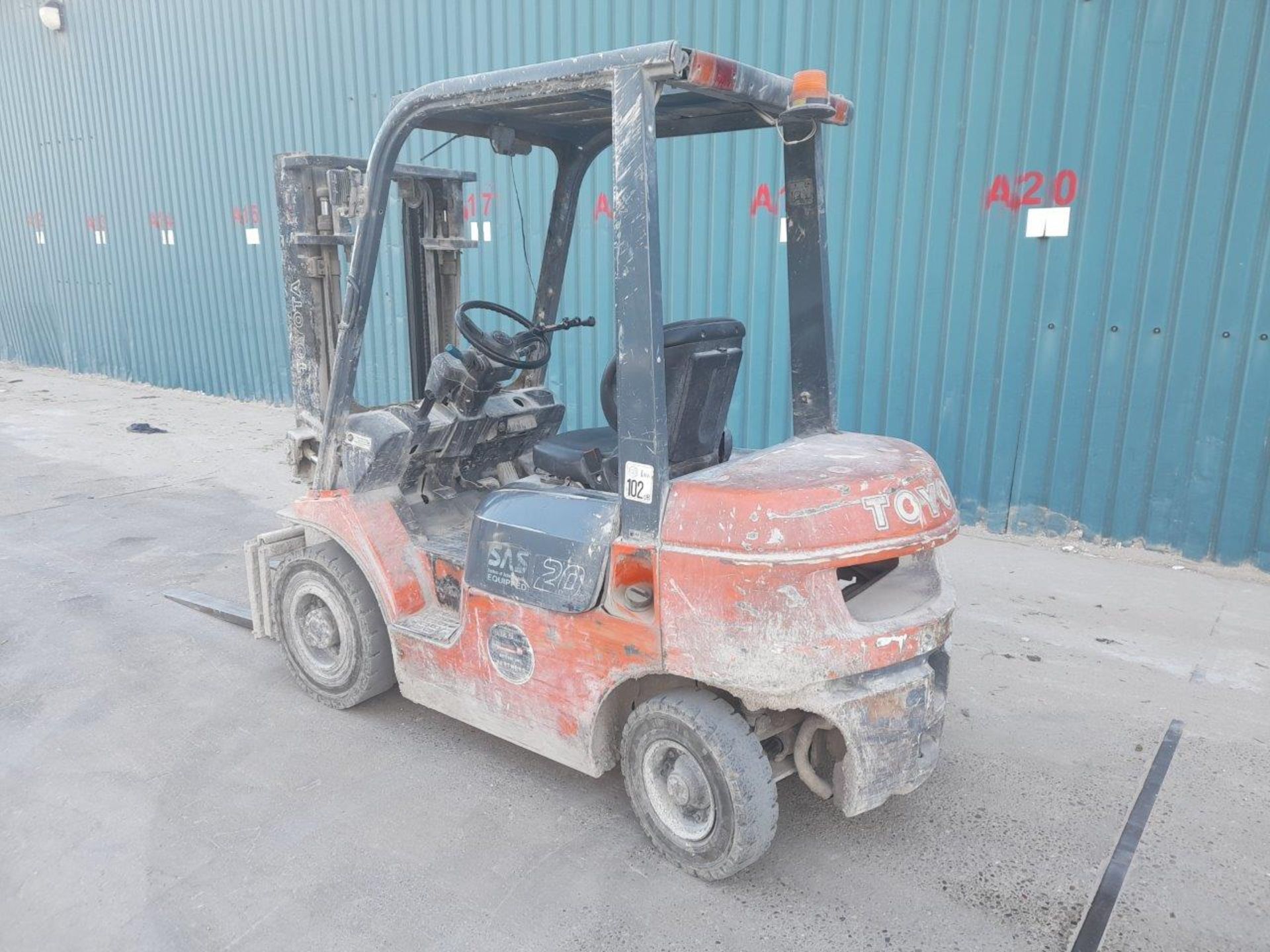 Toyota 62-7FDF20 forklift - Image 3 of 8