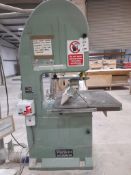 Wadkin Bursgreen BZB vertical band saw