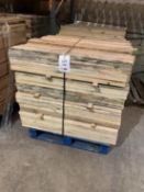 2 pallets of softwood lengths, approximately 115cm x 4.5cm x 2cm